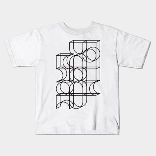 Random Geometric Pattern 2 Kids T-Shirt